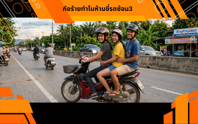 ภัยร้ายทำไมห้ามขี่รถซ้อน3