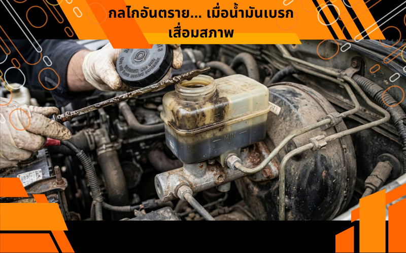 3 กลไกอันตราย... เมื่อน้ำมันเบรกเสื่อมสภาพ